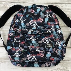 Cute used Loungefly Little Mermaid Full Size Backpack Disney Retired Collectible